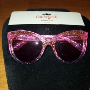 Cat /& Jack Girls Pink Frame Kid/'s Sunglasses